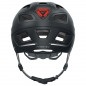 CASQUE VELO ADULTE ABUS URBAIN HYBAN 2.0 VELOURS NOIR ECLAIRAGE INTEGRE TAILLE L (56-61cm) REGLAGE MOLETTE - 4003318869006
