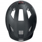 CASQUE VELO ADULTE ABUS URBAIN HYBAN 2.0 VELOURS NOIR ECLAIRAGE INTEGRE TAILLE L (56-61cm) REGLAGE MOLETTE - 4003318869006