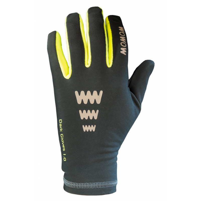 Gants réfléchissants gris foncé Dark Gloves 1.0 - WO00017XL - 5420071113105