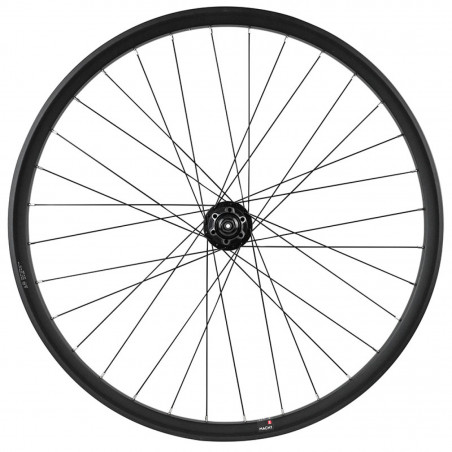 ROUE GRAVEL - ROUTE DISQUE 700 PULSE 23 DOUBLE PAROI AVANT MOYEU SHIMANO RS470 GRX CENTERLOCK TUBELESS READY AXE TRAVERSANT