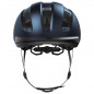 CASQUE VELO ADULTE ABUS URBAIN PURL-Y ACE BLEU NUIT ECLAIRAGE INTEGRE TAILLE L (57-61cm) REGLAGE MOLETTE (COMPATIBLE