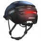 CASQUE VELO ADULTE ABUS URBAIN PURL-Y ACE BLEU NUIT ECLAIRAGE INTEGRE TAILLE L (57-61cm) REGLAGE MOLETTE (COMPATIBLE
