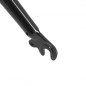 FOURCHE ROUTE 700C ACIER NOIR PIVOT LISSE 1"-22.2 INTERIEUR - 3700948309490
