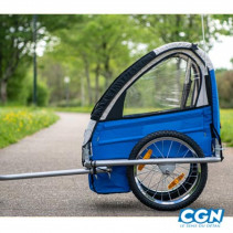 REMORQUE ENFANT OPTIMIZ 1 ENFANT -FIX. MOYEU- ROUE 16" / L60xl40xH56 - 3663829278103