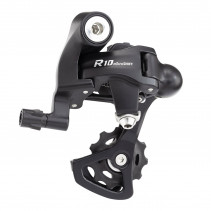 DERAILLEUR ROUTE ARRIERE MICROSHIFT 10V. CHAPE COURTE A VIS DOUBLE (COMPATIBLE SHIMANO) - 3700948302460
