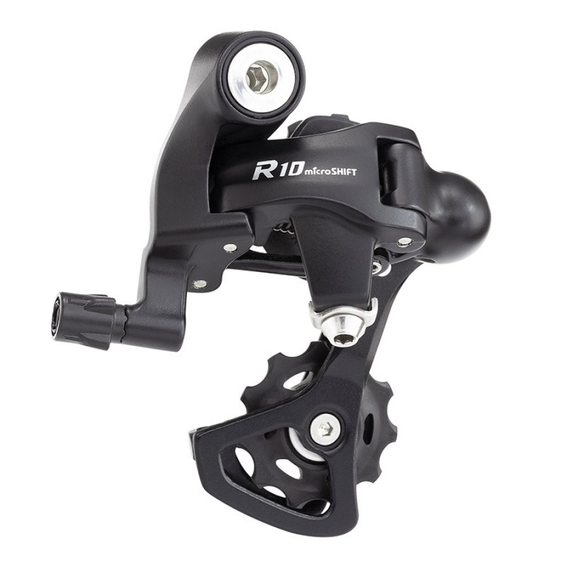 DERAILLEUR ROUTE ARRIERE MICROSHIFT 10V. CHAPE COURTE A VIS DOUBLE (COMPATIBLE SHIMANO) - 3700948302460