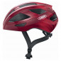 CASQUE VELO ADULTE ABUS ROUTE MACATOR ROUGE BORDEAUX TAILLE  M (52-58cm) REGLAGE MOLETTE - 4003318872372