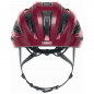CASQUE VELO ADULTE ABUS ROUTE MACATOR ROUGE BORDEAUX TAILLE  M (52-58cm) REGLAGE MOLETTE - 4003318872372