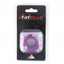 ECROU DISQUE DE FREIN CENTER LOCK TRIPEAK ALUMINIUM ULTRA LEGER 7g VIOLET - SERRAGE INTERNE (VENDU A LA PAIRE) - 4710243294390
