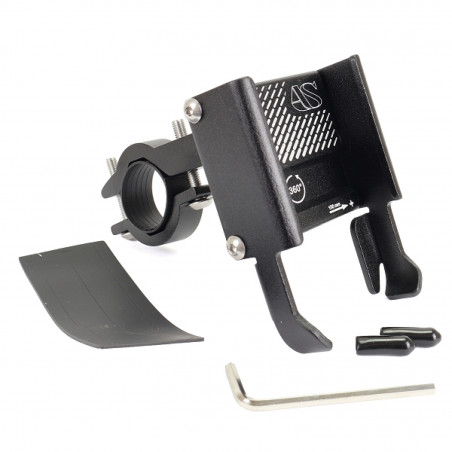 SUPPORT DE TELEPHONE ALU VELO / SCOOTER / MOTO  AJUSTABLE ET ORIENTABLE - 3608670715032