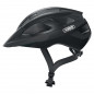 CASQUE VELO ADULTE ABUS ROUTE MACATOR VELOURS NOIR TAILLE L (58-62cm) REGLAGE MOLETTE - 4003318872136