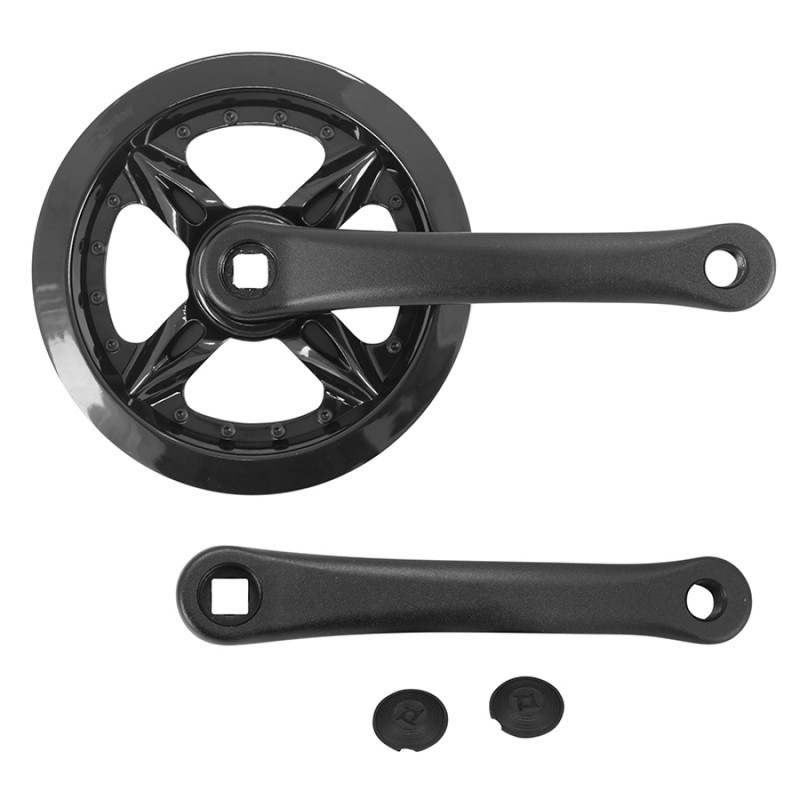 PEDALIER VTT P2R 6-7-8V. DOUBLE FLASQUE ALU NOIR 170 mm 36DTS (BOITIER 119mm) - 3700948300299