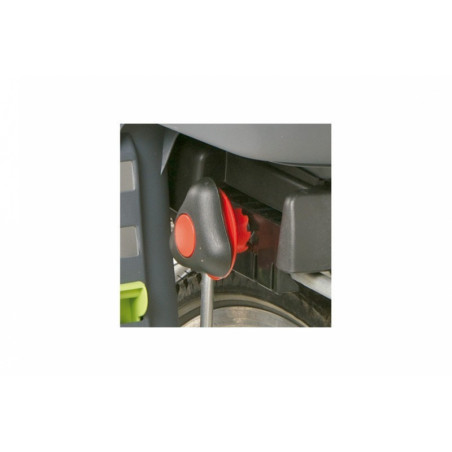 Porte bébé BOODIE fixation cadre noir-rouge - PO8630400006 - 5604415024467