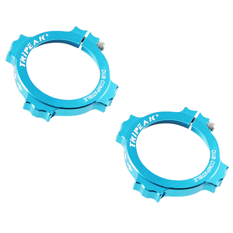 ECROU-BAGUE REGLAGE PRE-CONTRAINTE DE PEDALIER TRIPEAK POUR SRAM DUB BLEU CLAIR - 4710243287729