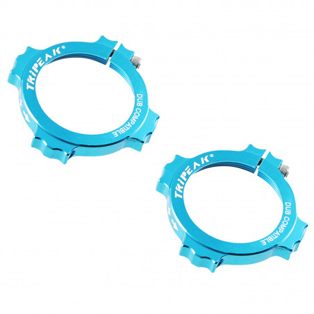 ECROU-BAGUE REGLAGE PRE-CONTRAINTE DE PEDALIER TRIPEAK POUR SRAM DUB BLEU CLAIR - 4710243287729