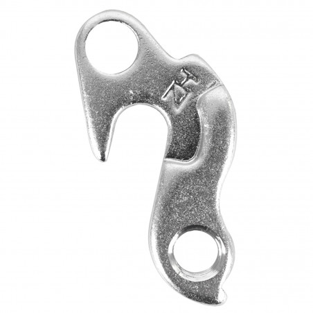 PATTE DE DERAILLEUR ALU P2R PEUGEOT-SCOTT-ORBEA-QUINTANA-BIANCHI-LOOK-KUOTA-ARGON GH-014  - COMPATIBLE LEADER FOX (EN VRAC