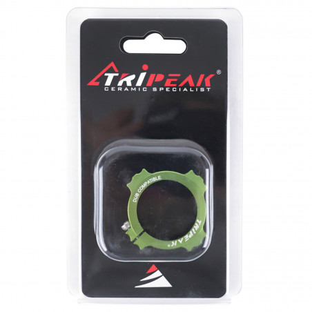 ECROU-BAGUE REGLAGE PRE-CONTRAINTE DE PEDALIER TRIPEAK POUR SRAM DUB VERT - 4710243287736