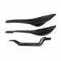 SELLE 3D CARBONE T800 NOIR OUVERTE 245x155 RAIL CARBONE MAT POIDS 220g  -NEWTON- - 3700948300459