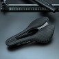 SELLE 3D CARBONE T800 NOIR OUVERTE 245x155 RAIL CARBONE MAT POIDS 220g  -NEWTON- - 3700948300459