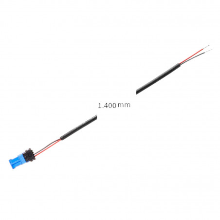 CABLE D'ALIMENTATION POUR AJOUT D'UN APPAREIL 12V COMPATIBLE SMART SYSTEM BOSCH 1400 mm -BDU4XX - 4054289001254