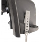 Porte-bébé ZENITH gris-rouge fixation porte-bagage - HAM553042 - 7029775530423