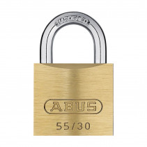 CADENAS A CLE ABUS SERIE 55-30 LAITON (29x44 - Diam 5mm - ANSE 13mm) - 4003318028540