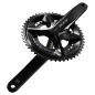 PEDALIER ROUTE SHIMANO 12V. 105 R7100 NOIR 172.5mm 50-34 (MONTAGE ATELIER) - 192790172545