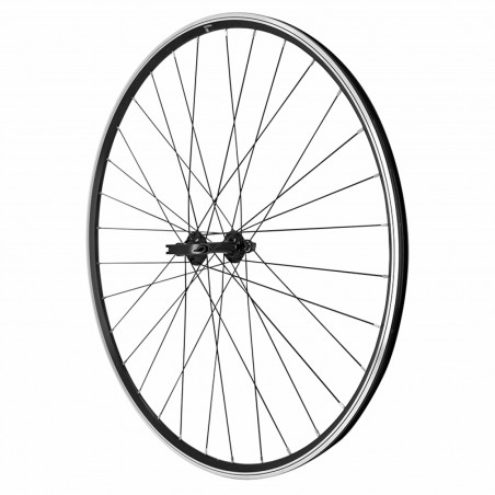 ROUE ROUTE PATIN BLOCAGE 700 CFX NOIR AVANT MOYEU ROULEMENT NOIR 32 RAYONS NOIR JANTE 15C - 3700948301067
