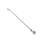 RAYON INOX ARGENT 2,6mm L168mm TETE COUDEE SAPIM AVEC ECROUS (VENDU A L'UNITE) - 3700948301807