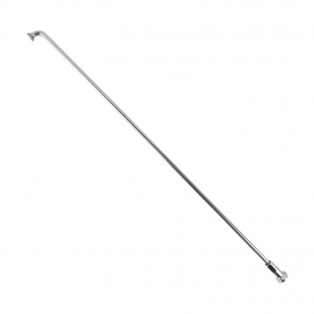 RAYON INOX ARGENT 2,6mm L200mm TETE COUDEE SAPIM AVEC ECROUS (VENDU A L'UNITE) - 3700948301784