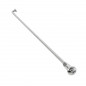 RAYON INOX ARGENT 2,6mm L200mm TETE COUDEE SAPIM AVEC ECROUS (VENDU A L'UNITE) - 3700948301784