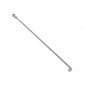 RAYON INOX ARGENT 2,6mm L205mm TETE COUDEE SAPIM AVEC ECROUS (VENDU A L'UNITE) - 3700948301845