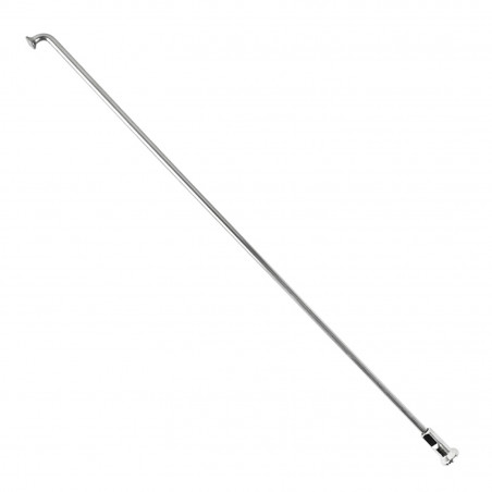 RAYON INOX ARGENT 2,6mm L210mm TETE COUDEE SAPIM AVEC ECROUS (VENDU A L'UNITE) - 3700948305232