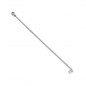 RAYON INOX ARGENT 2,6mm L215mm TETE COUDEE SAPIM AVEC ECROUS (VENDU A L'UNITE) - 3700948301791