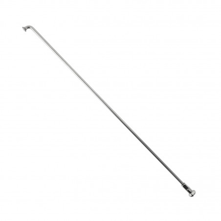 RAYON INOX ARGENT 2,6mm L220mm TETE COUDEE SAPIM AVEC ECROUS (VENDU A L'UNITE) - 3700948301821