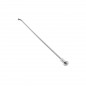 RAYON INOX ARGENT 2,6mm L220mm TETE COUDEE SAPIM AVEC ECROUS (VENDU A L'UNITE) - 3700948301821