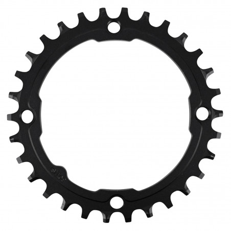 PLATEAU VTT 4BRA D.104 POUR SUNRACE 30DTS MONO NOIR ALU COMPATIBLE AUTRES MARQUES NARROW WIDE - 4710944267396