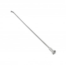 RAYON INOX ARGENT 2,6mm L225mm TETE COUDEE SAPIM AVEC ECROUS (VENDU A L'UNITE) - 3700948301869