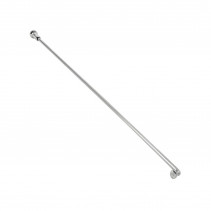 RAYON INOX ARGENT 2,6mm L230mm TETE COUDEE SAPIM AVEC ECROUS (VENDU A L'UNITE) - 3700948301852