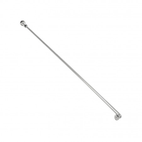 RAYON INOX ARGENT 2,6mm L230mm TETE COUDEE SAPIM AVEC ECROUS (VENDU A L'UNITE) - 3700948301852