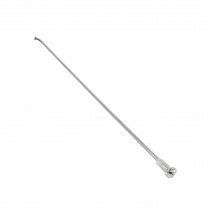 RAYON INOX ARGENT 2,6mm L275mm TETE COUDEE SAPIM AVEC ECROUS (VENDU A L'UNITE) - 3700948301814