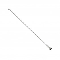 RAYON INOX ARGENT 2,6mm L280mm TETE COUDEE SAPIM AVEC ECROUS (VENDU A L'UNITE) - 3700948301838