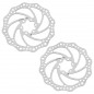 FREIN A DISQUE VTT MECANIQUE AVANT   ARRIERE P2R AVEC CABLE ET DISQUE 160mm   ADAPTATEUR - 3700948301173