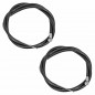 FREIN A DISQUE VTT MECANIQUE AVANT   ARRIERE P2R AVEC CABLE ET DISQUE 160mm   ADAPTATEUR - 3700948301173