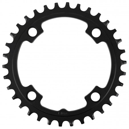 PLATEAU VTT 4BRA D.104 POUR SUNRACE 34DTS MONO NOIR ALU COMPATIBLE AUTRES MARQUES NARROW WIDE - 4710944267419