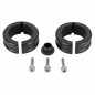 COMPTEUR - DISPLAY AVEC UNITE DE COMMANDE VAE BAFANG DP C18 UART POUR MOTEUR CENTRAL NOIR (SUPPORT 22,2-25 mm LONGUEUR CABLE