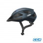 CASQUE ROUTE/VTT ABUS MACATOR BLEU NUIT IN MOLD AVEC REGLAGE OCCIPITAL T.S (51/55) - 4003318673252
