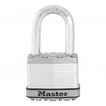 CADENAS A CLE MASTERLOCK EXCELL ACIER TRAITE ANTI-INTEMPERIES ANSE OCTOGONALE TOUGH-CUT LARGEUR 50mm, ANSE HAUTE 38mm, DIAM