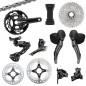 GROUPE GRAVEL SHIMANO GRX820 DISQUE NOIR 12V. 172.5 EN 48-31 CUVETTE PRESSFIT CASSETTE 11-36 (MONTAGE ATELIER) - 3700948306932