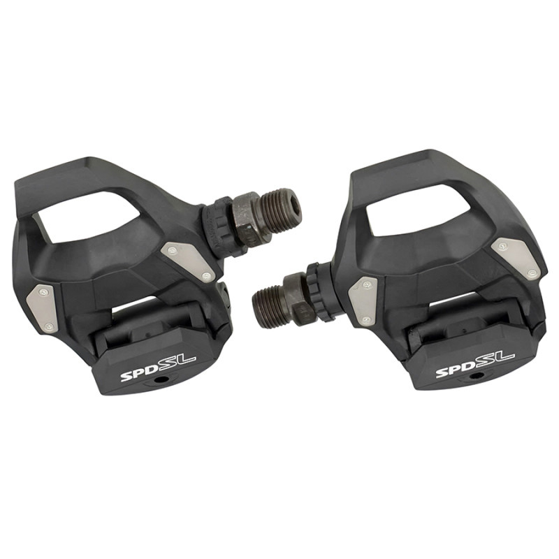 PEDALE ROUTE AUTOMATIQUE SHIMANO RS500 NOIR SPD-SL AVEC CALES (VENDU A LA PAIRE) - 3700948306949